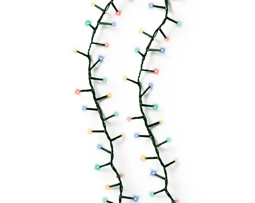Lumineo | Verlichting Led Compact Lights Twinkel Effect 8 Functies Groen/Multicolor 4500cm Buiten