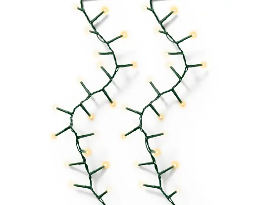 Lumineo | Verlichting Led Compact Lights Twinkel Effect 8 Functies Groen/Klassiek Warm 6000cm Buiten