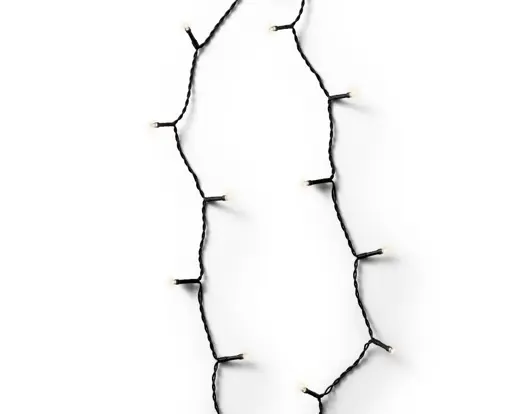 Lumineo | Verlichting Led Durawise Basic Lights Twinkel Effect 8 Functies Zwart/Warm Wit 1430cm Buiten