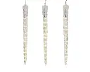 Lumineo | Verlichting Led Icicle Lights Sneeuwval Effect Transparent/Warm Wit 280cm Buiten