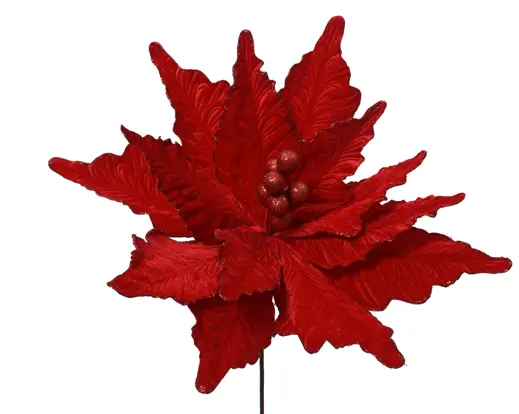 Decoris | Sierbloem Poinsetta Rood Ø50x66cm