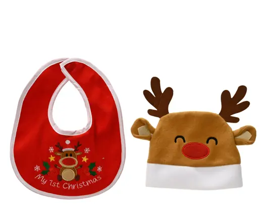 Decoris | Giftset My First Christmas Slab/Muts 2-delig