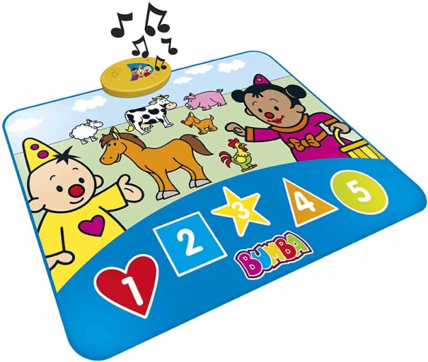 Bumba | Speelmat Dieren Interactief 70x90cm