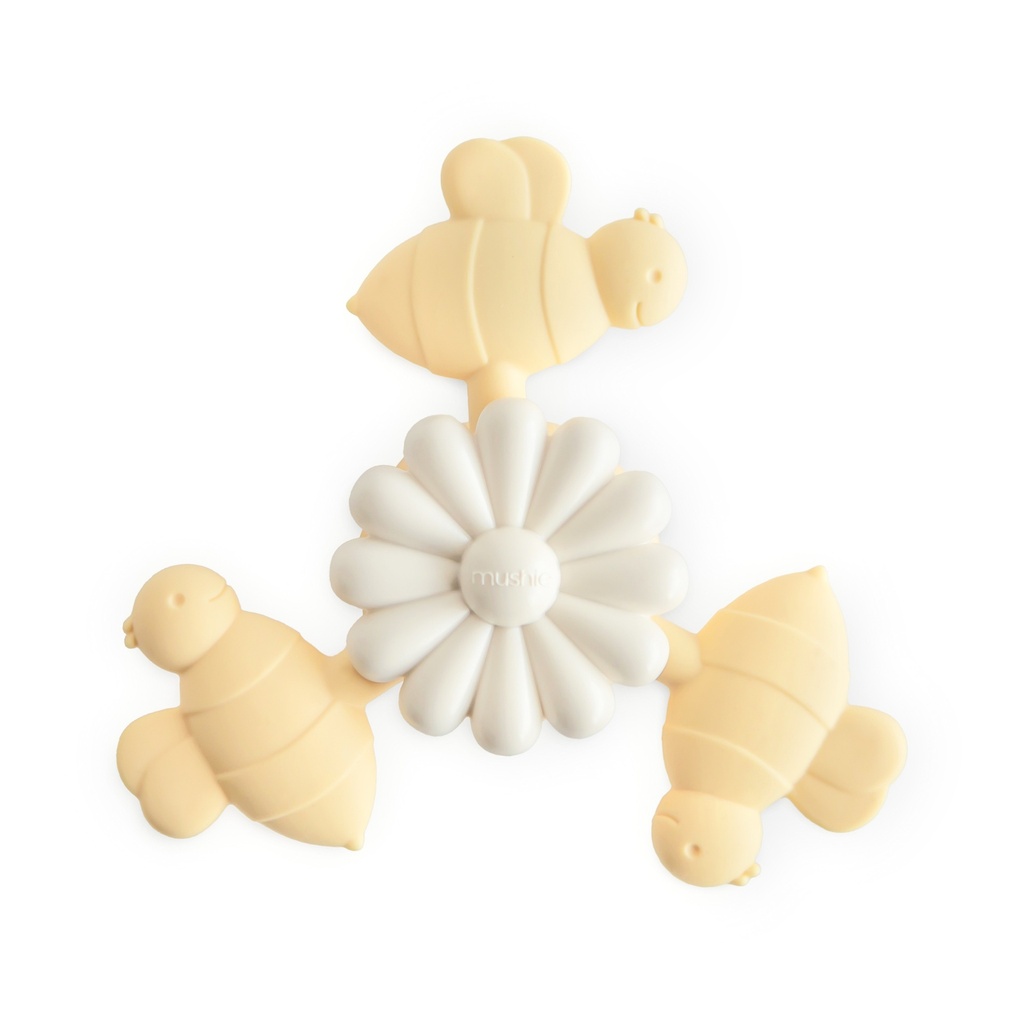 Mushie | Activiteitenspeelgoed Bee Suction Spinner