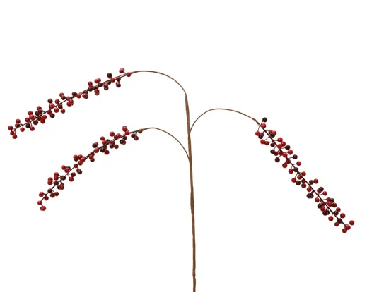 Decoris | Siertak Bessen Foam Rood 4x4x86cm
