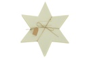 Cosy & Trendy | Bestekhouder Ster Vilt Beige 25x28,5x3cm 4-pack