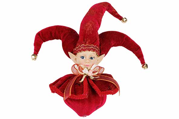 Cosy & Trendy | Figuur Elf Hangend 12x30cm