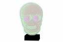 Cosy & Trendy | Lamp Skull Groen 17x6x28cm