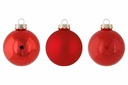Cosy & Trendy | Kerstbal Mix Shiny/Matt Glas Rood Ø8cm 12-pack