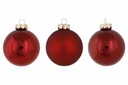 Cosy & Trendy | Kerstbal Mix Shiny/Matt Glas Bordeaux Ø8cm 12-pack 