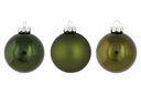 Cosy & Trendy | Kerstbal Mix Shiny/Matt Glas Groen Ø8cm 12-pack 