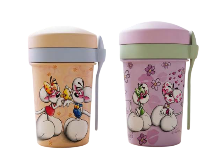Diddl | Beker To-Go met Lepel Assortiment