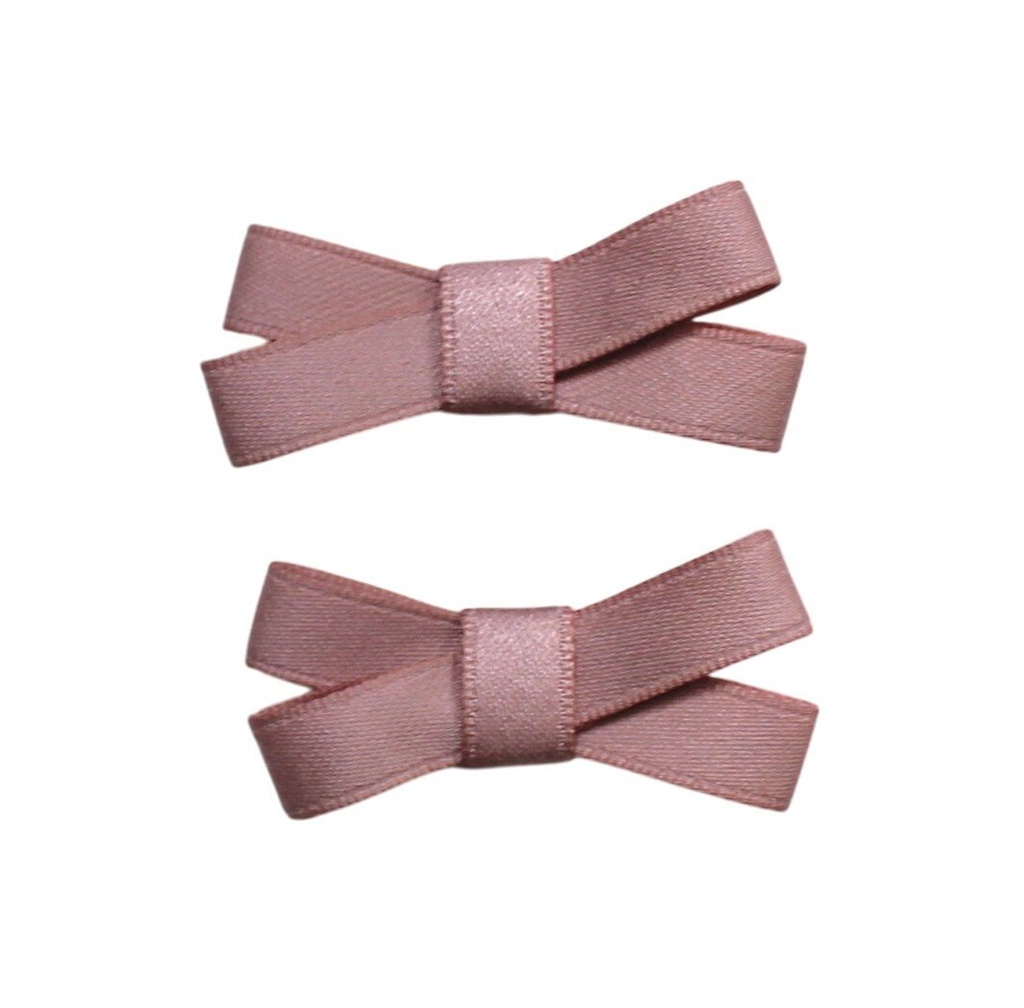 Busy Lizzie | Haarspeld Bow Dusty Pink 2- pack