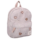 Kidzroom | Rugzak Blossom And Bows Beer Grijs/Beige 31x26x9cm