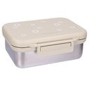 Kidzroom | Brooddoos Nostalgia RVS+PP Beige 14x18x7cm