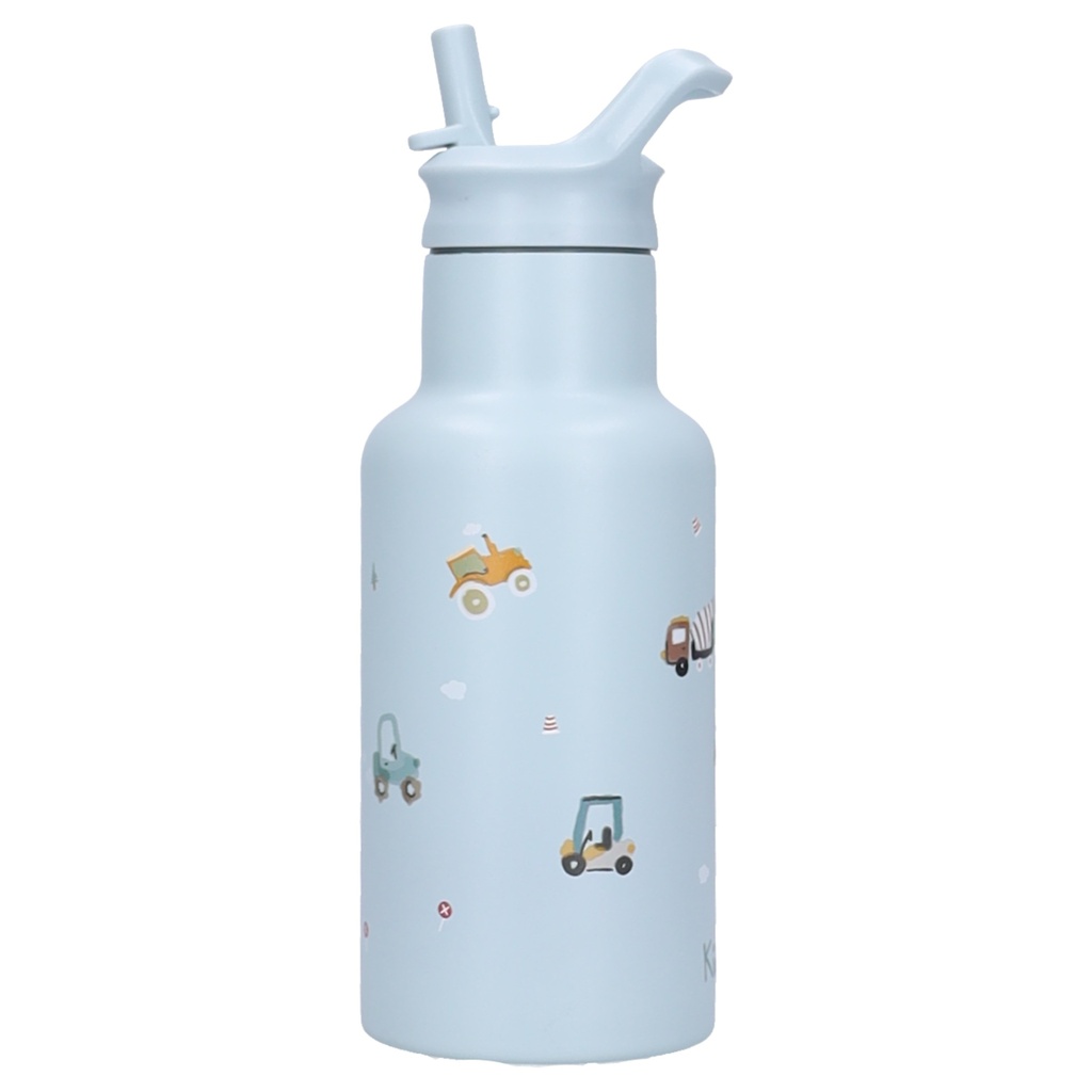 Kidzroom | Drinkfles Little Story Blauw 350ml