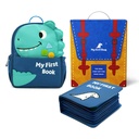 My First Book | Geschenkset My First Book Everyday Life Rugzak+Boek Blauw 