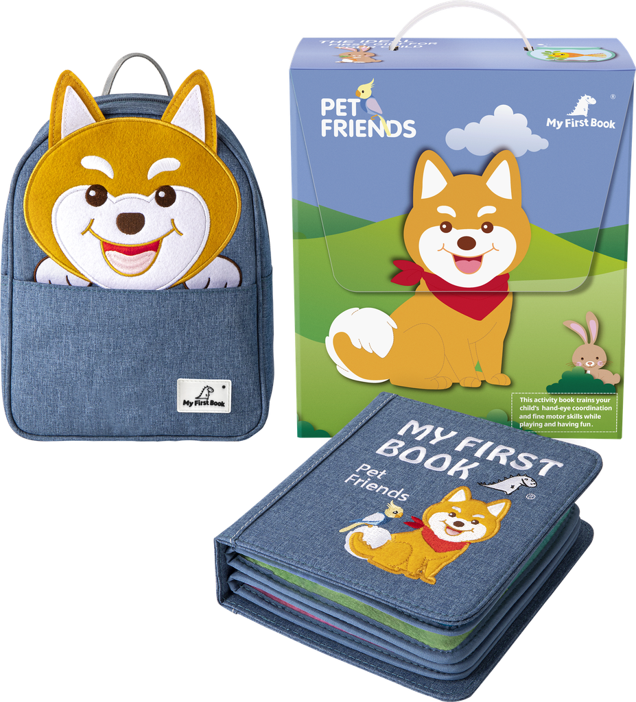My First Book | Geschenkset My First Book Pet Friends Rugzak+Boek