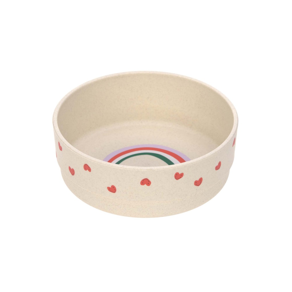 Laessig | Kom Bowl Happy Rascals Heart Lavender PP/Cellulose
