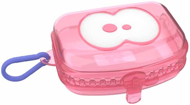 Fruitfriends | Koekendoos Neon Transparant Roze