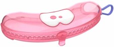 Fruitfriends | Fruitdoos Banaan Transparant Roze
