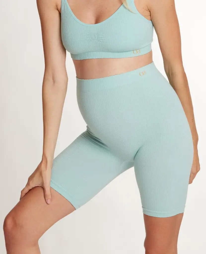 Cache Coeur | Short Zoe Seamless Mid thight Turquoise