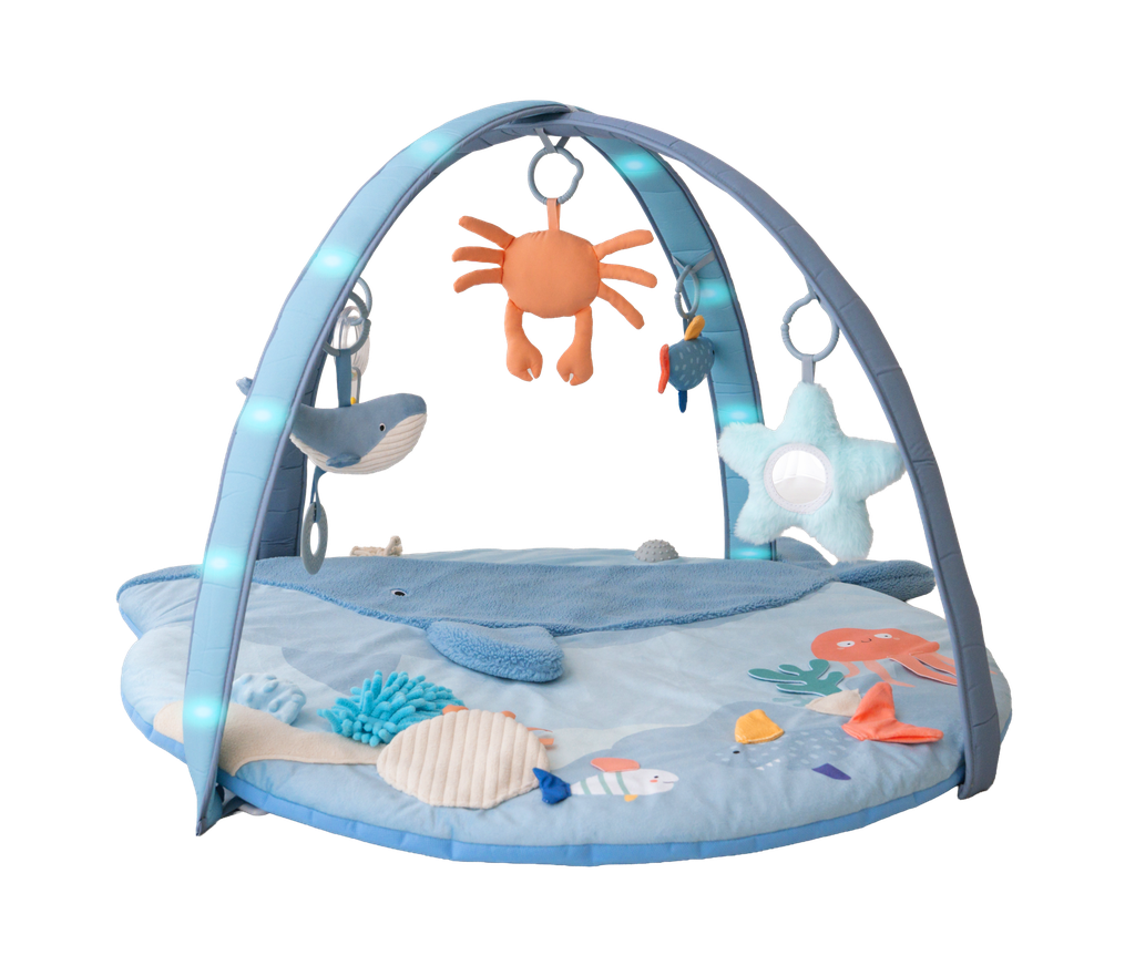Bo Jungle | Speeltapijt met Speelboog 'Little Whale Bay' Musical & Light Play Gym 
