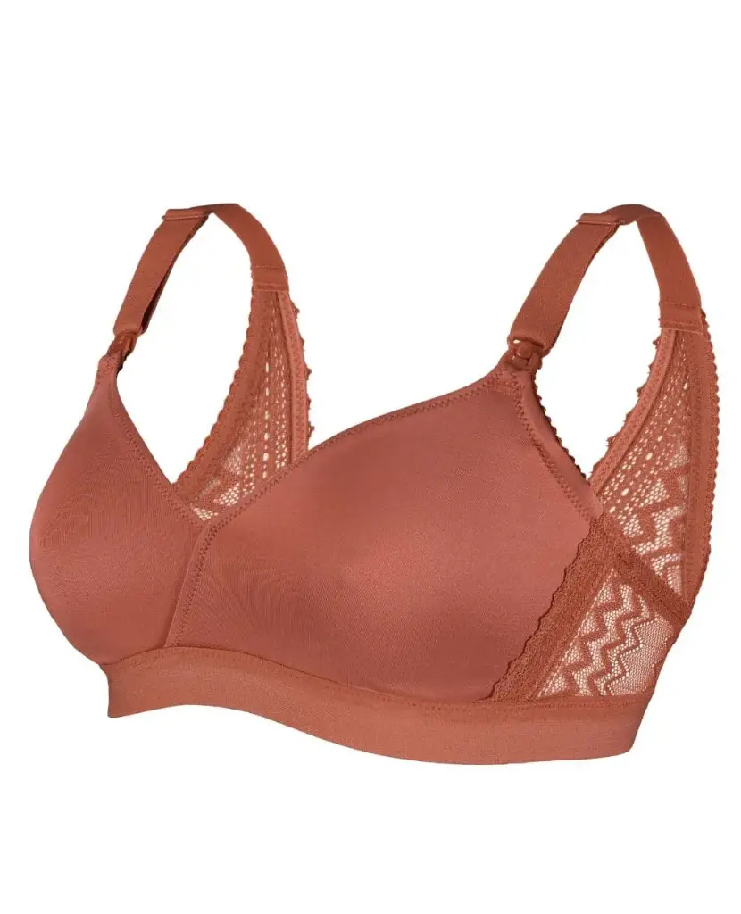 Cache Coeur | Borstvoedingsbeha Serena Terracotta