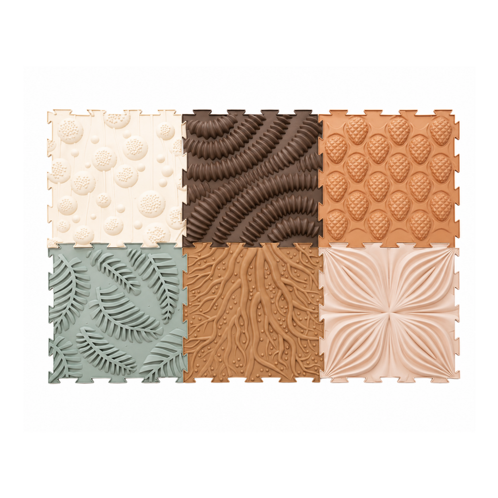 Sense2Play | Puzzelmat Sensorisch Nature +0m 6-tegels