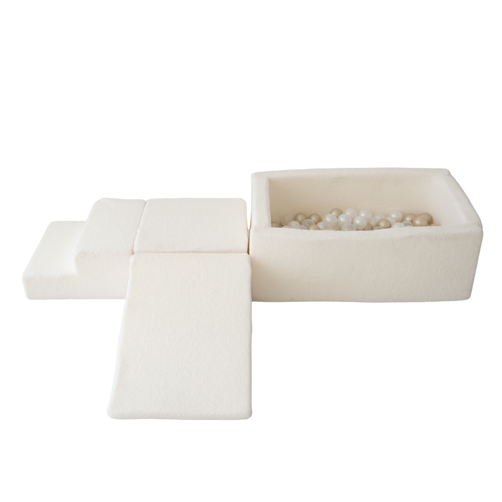 Sense2Play | Ballenbad 4-in-1 Foam Speelset Boucle Cream +12m