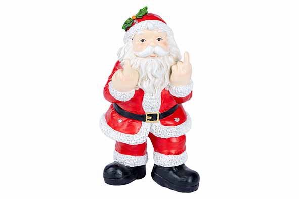 Cosy & Trendy | Beeld Kerstman met Licht 14,5xx25,5cm 