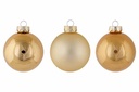 Cosy & Trendy | Kerstbal Mix Shiny/Matt Glas Goud Ø8cm 12-pack