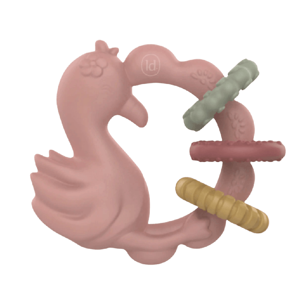 Little Dutch | Bijtring Safari Friends Flamingo Roze