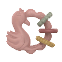Little Dutch | Bijtring Safari Friends Flamingo Roze