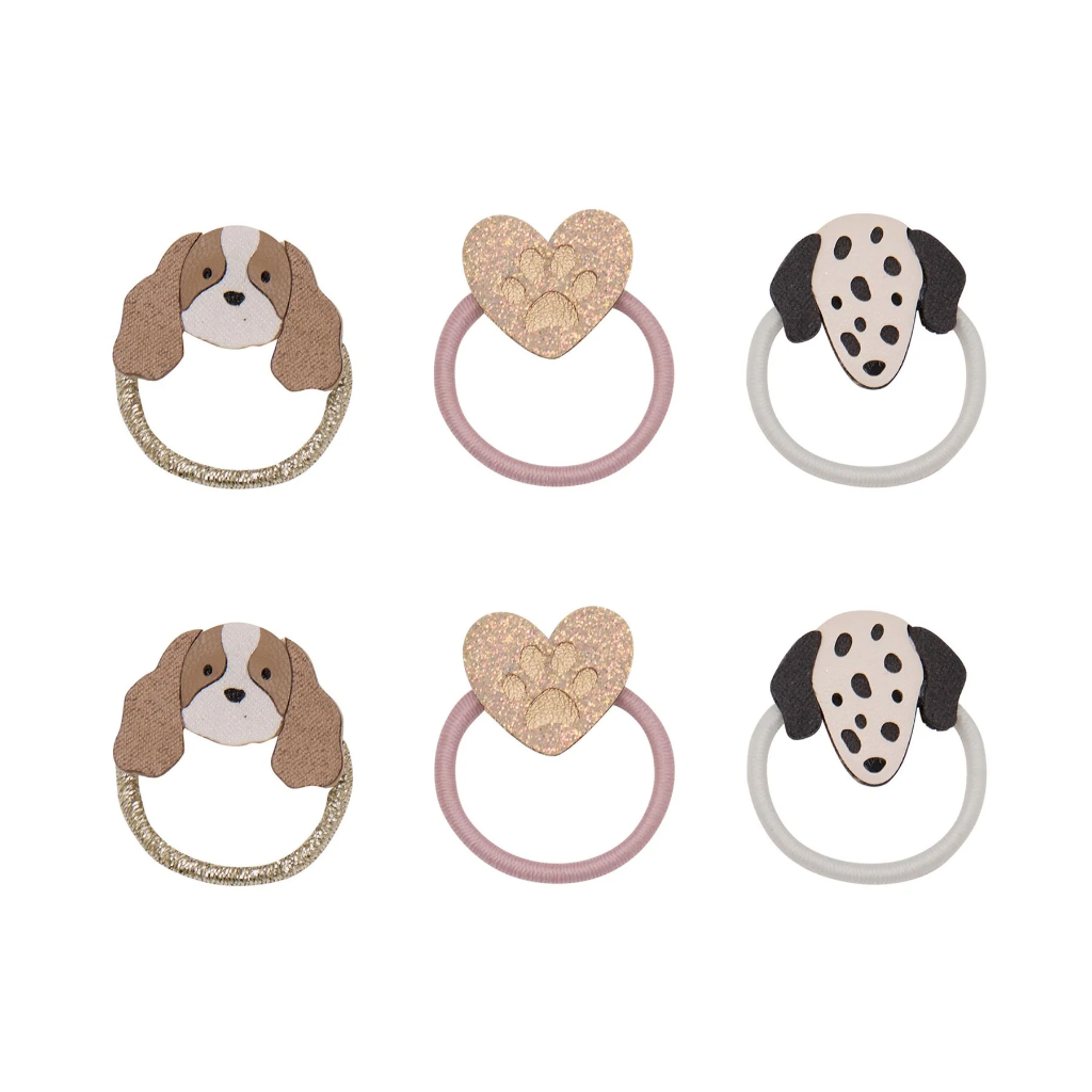 Mimi & Lula | Haarselastiek Puppy Love Mini Hair Ties 6-pack