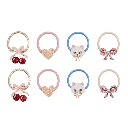 Mimi & Lula | Haarelastiek Kittybow Mini Hair Ties 8-pack