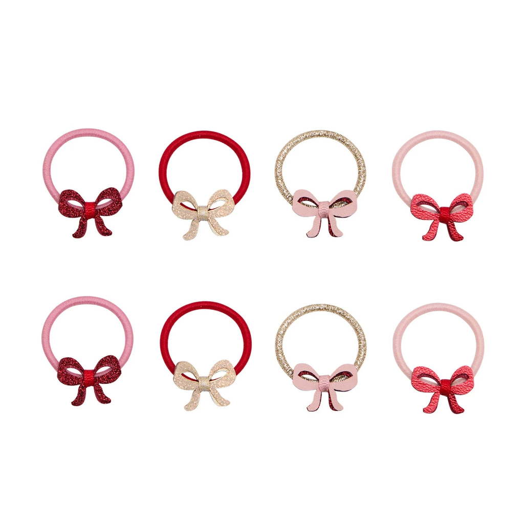 Mimi & Lula | Haarelastiek Cutesy Bow Mini Hair Ties 8-pack