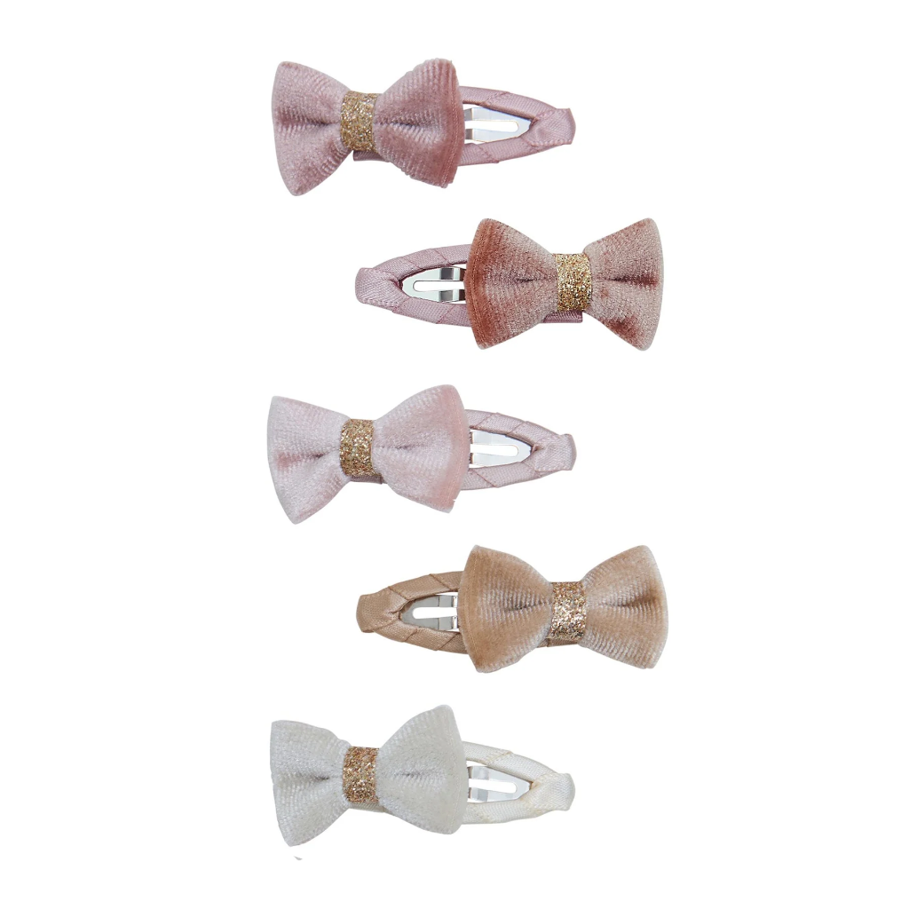 Mimi & Lula | Haarspeld Velvet Tinkerbell Mini Hair Clips 5-pack