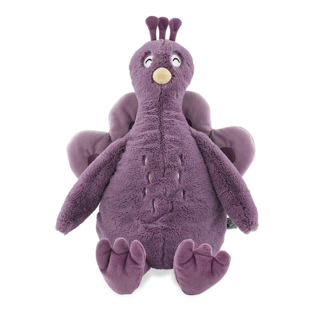 Trixie | Pluche Knuffel Mrs Peacock Paars 20x14x35cm    