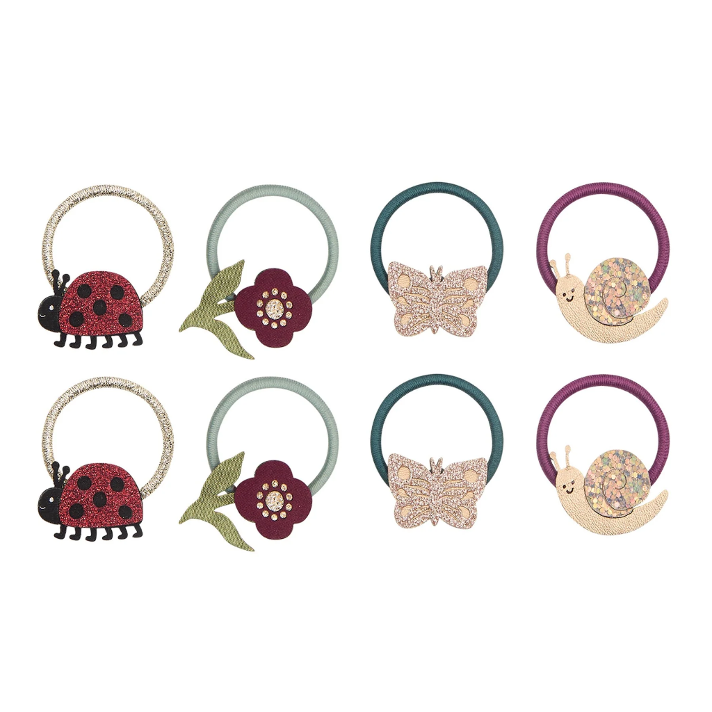 Mimi & Lula | Haarelastiek Winter Beasts Mini Hair Ties 8-pack
