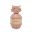 Trixie | Stapelpyramide/Rammelaar Mrs Cat Hout Roze Ø6x13cm