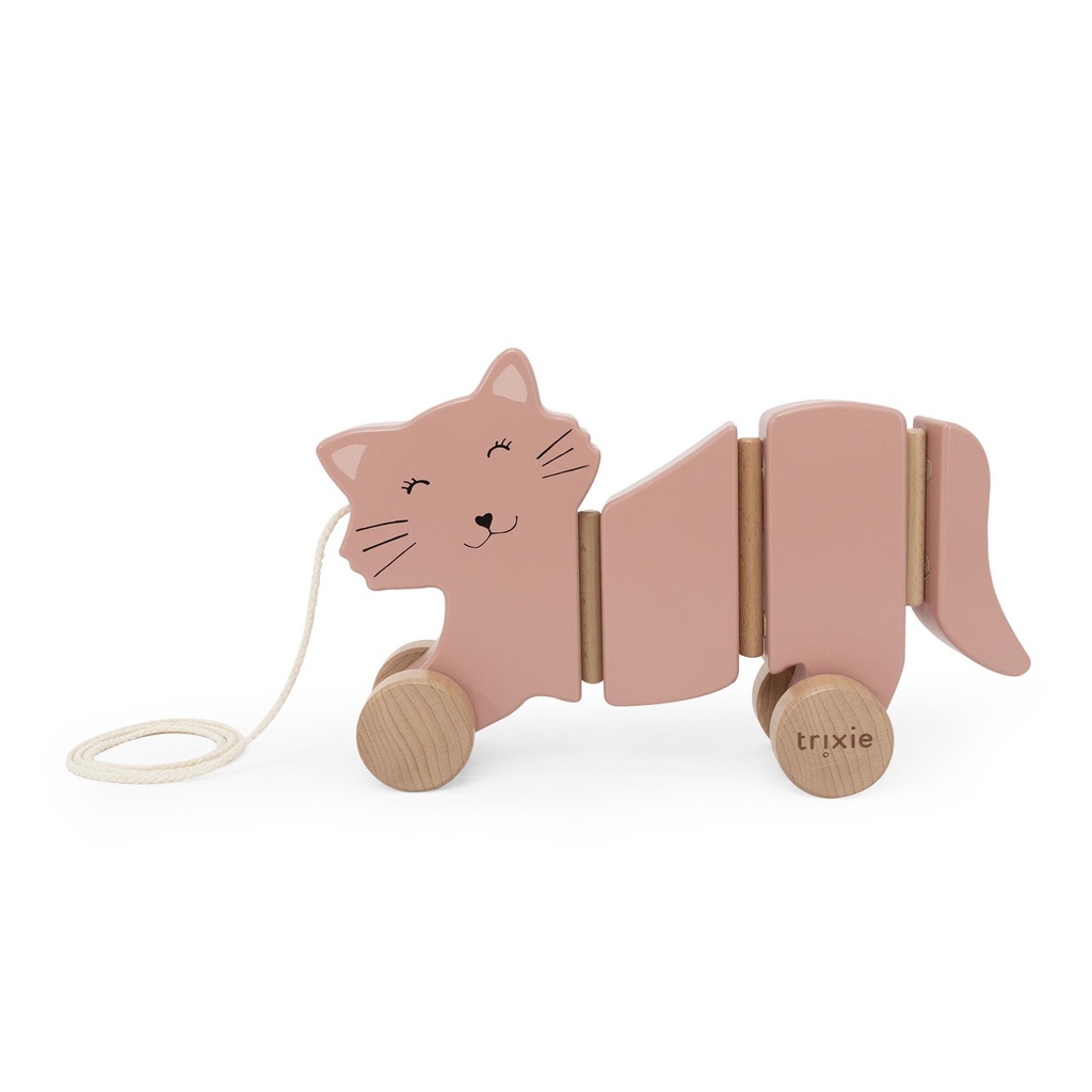 Trixie | Trekfiguur Mrs Cat Wiggle Roze 25x6x15cm