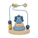 Trixie | Kralenframe Mr Triceratops Hout Blauw 11x8x15cm