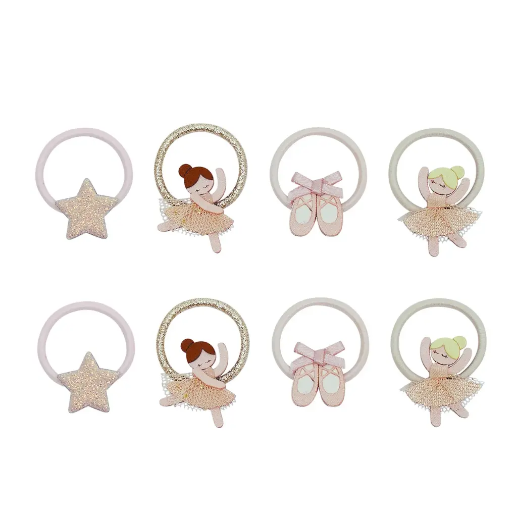 Mimi & Lula | Haarelastiek Ballerina Mini Hair Ties 8-pack