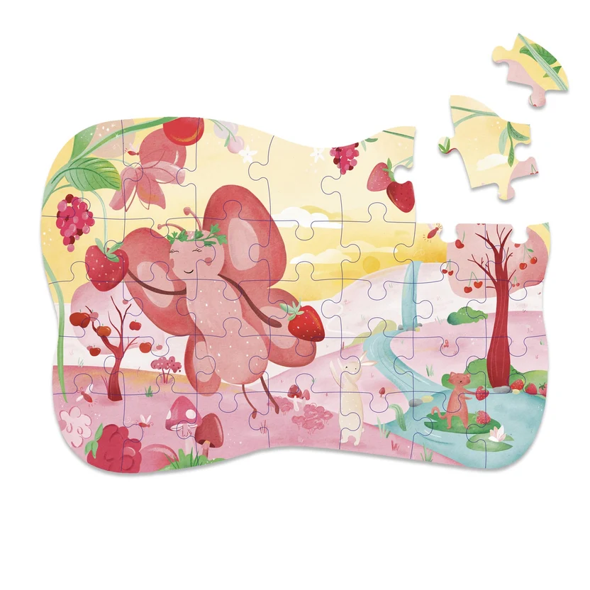 Trixie | Puzzel Fruitfee Mrs. Butterfly 35-delig +3jr