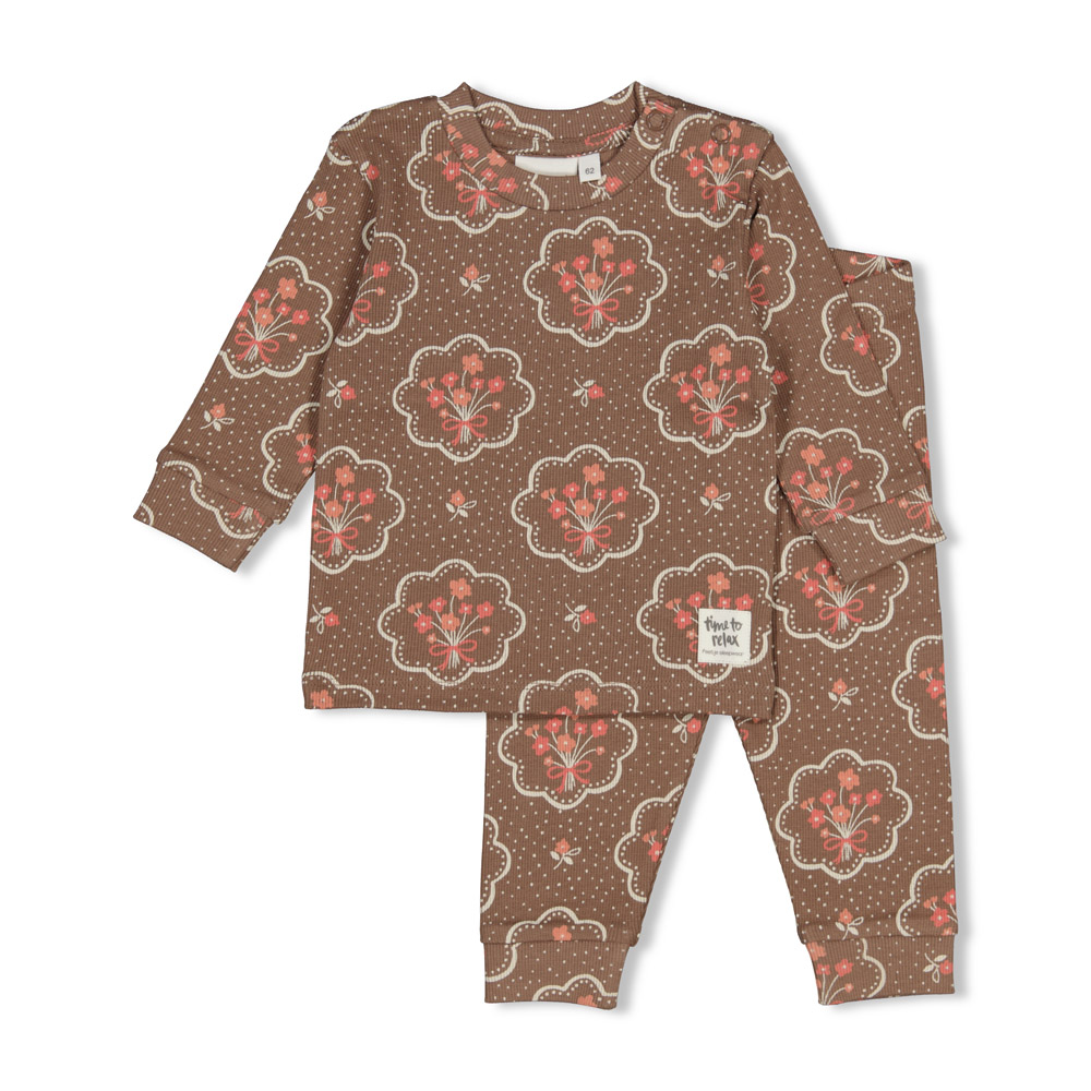 Feetje | Pyjama Maddie Medallion Premium Sleepwear Bruin