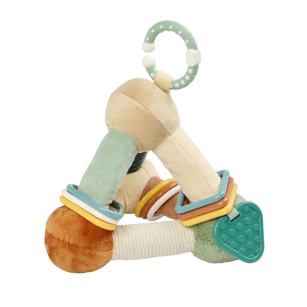 Nattou | Activiteitenspeelgoed Gina & Leon Leeuw Leon Piramide 18 cm