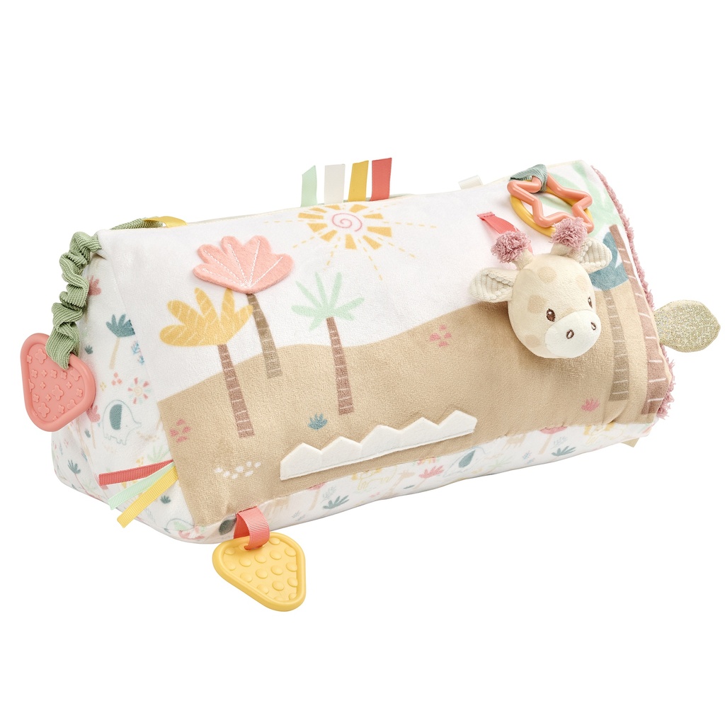 Nattou | Activiteitendriehoek Gina & Leon Giraf Gina  33x18cm