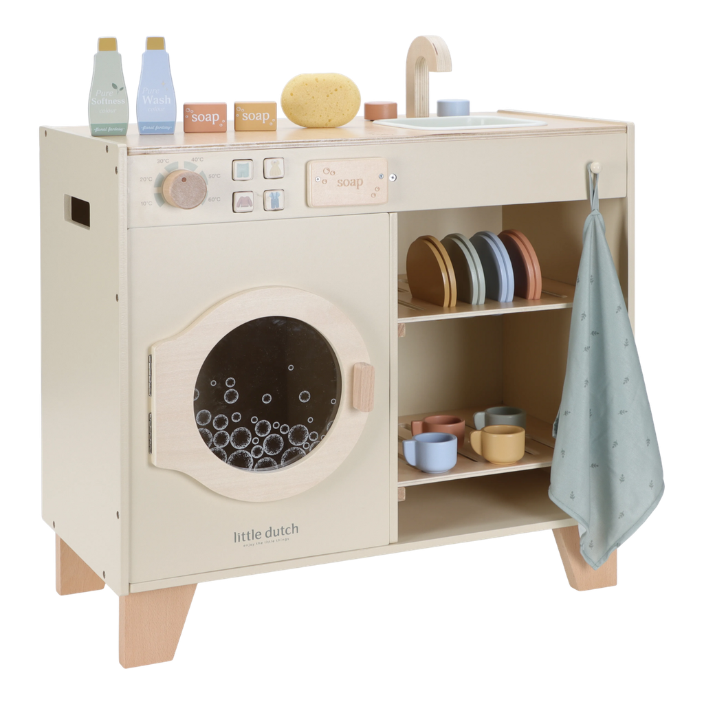 Little Dutch | Keukengerei Wasmachine Hout