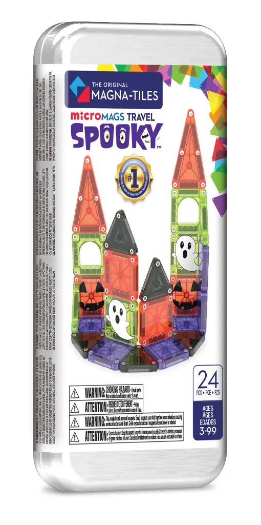 Magna-Tiles | Magnetische Blokken Travel Set Micromags Travelset Spooky 24-delig